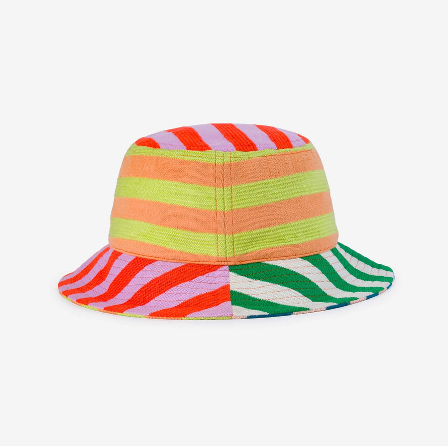 Super Stripe Bucket Hat - Poppy Lilac