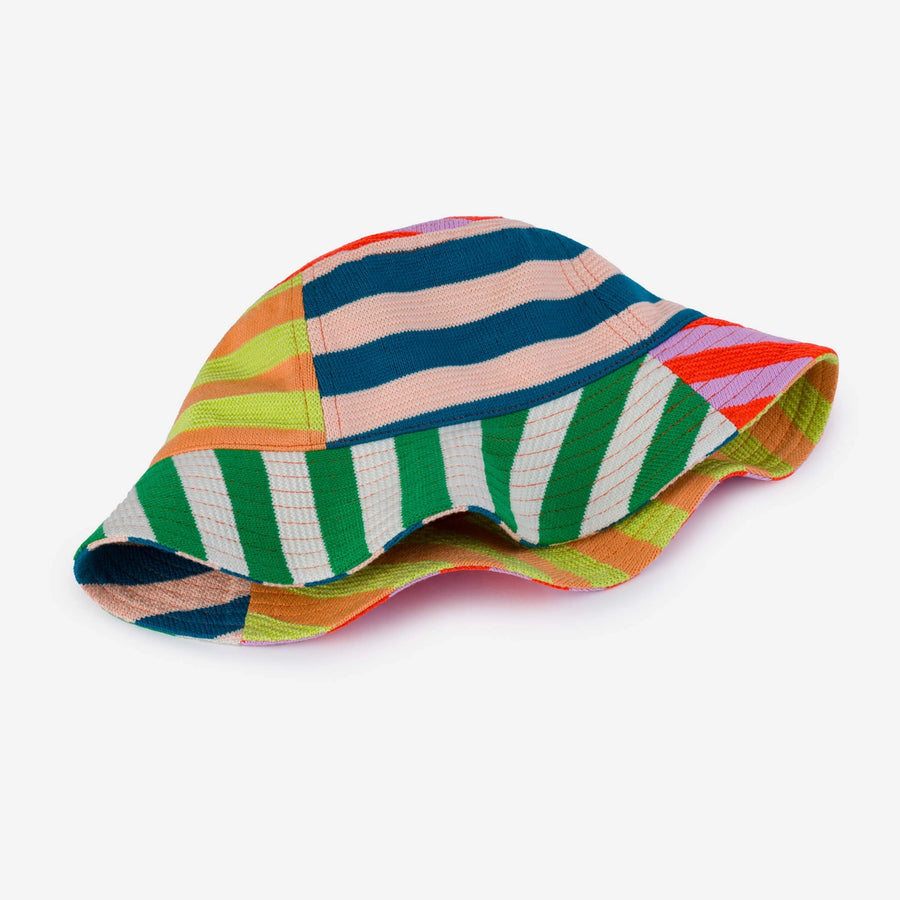 Super Stripe Bucket Hat - Poppy Lilac