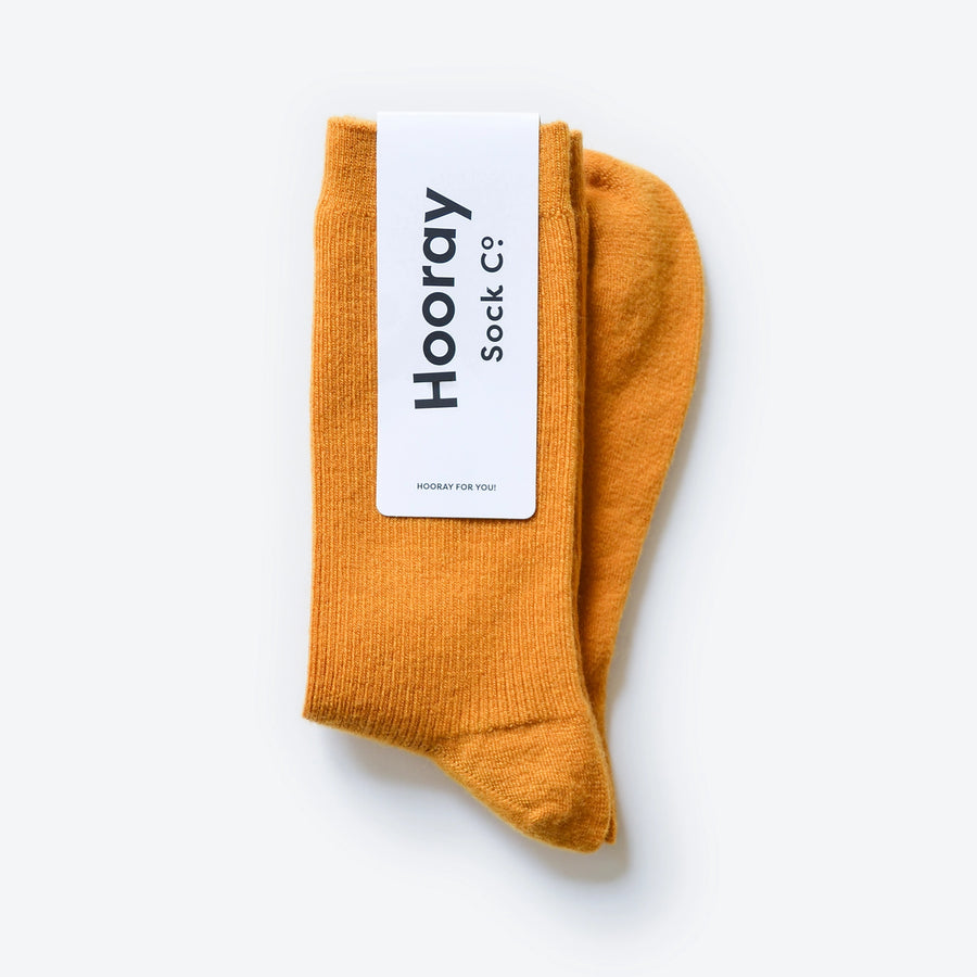 Everyday Wool Socks - Goldenrod