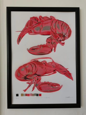 Common Lobster Risograph
