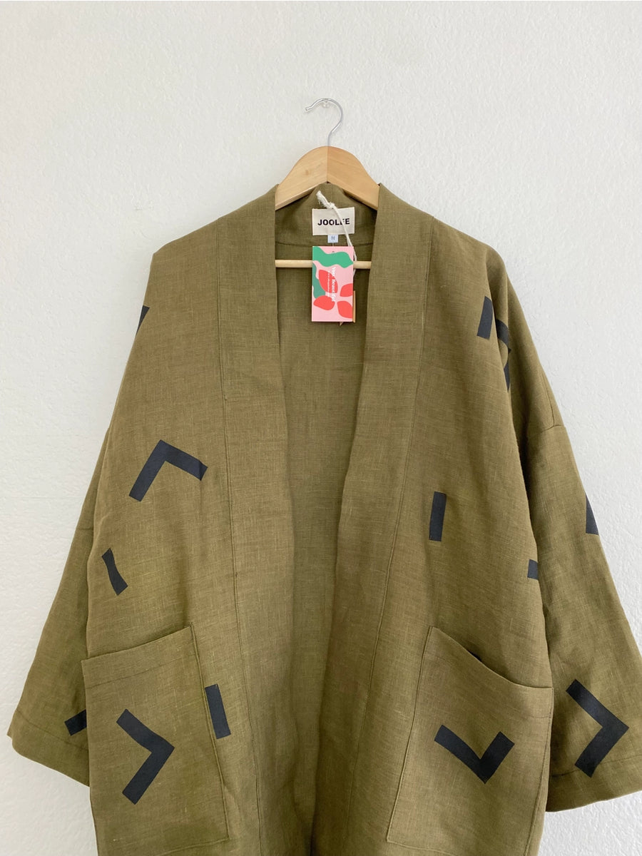 Olive Linen Jacket